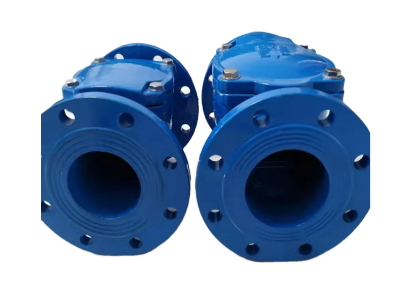 H44X-10單向橡膠板止回閥  