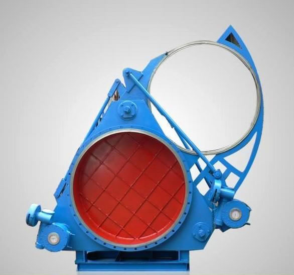 F643X-1.0C氣動(dòng)式煤氣扇形盲板閥DN600氣動(dòng)扇形眼鏡閥盲板閥