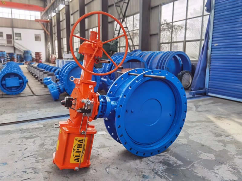 鄭州蝶閥現(xiàn)貨化工用氣動(dòng)雙法蘭蝶閥2D641X-10